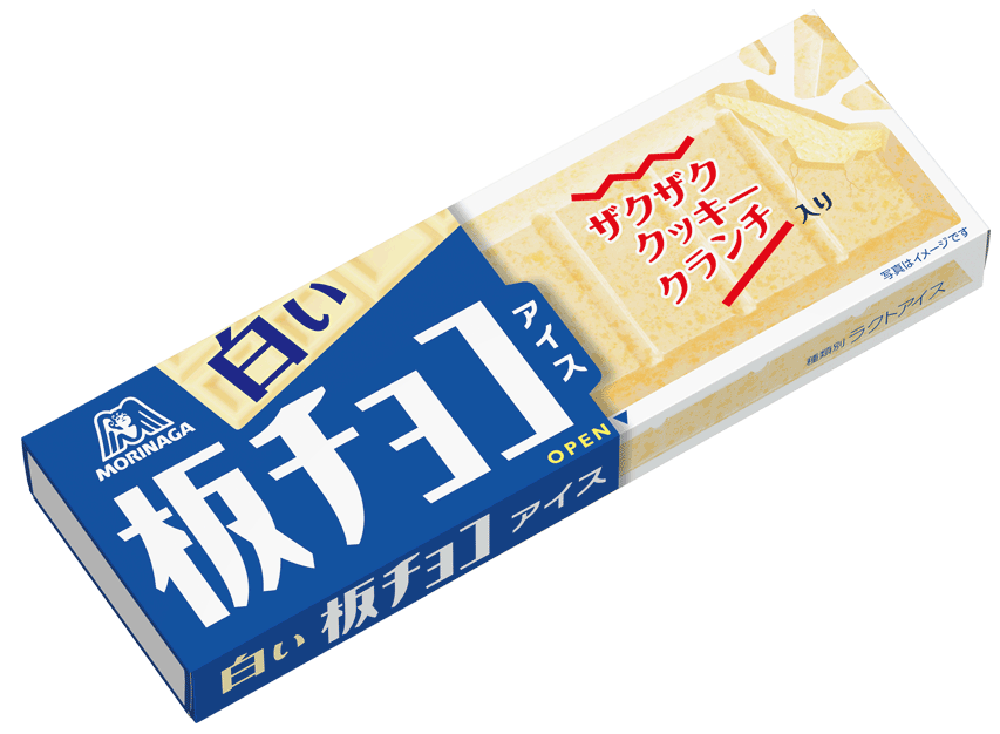 白い板チョコアイス / 森永製菓